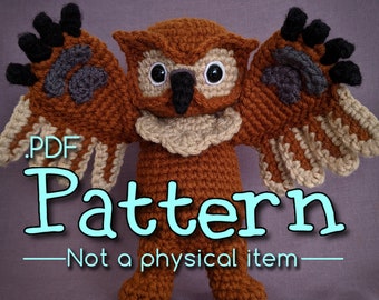 Owlbear Crochet Amigurumi Pattern