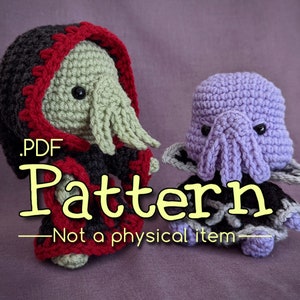 Lil' Mind Flayer Crochet Amigurumi Pattern