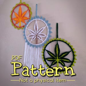 Pot Leaf Decor Crochet Pattern