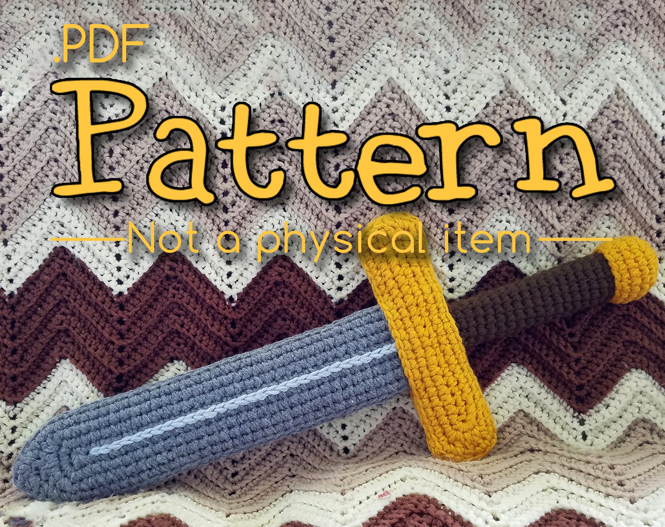 Sword Crochet Pattern Etsy