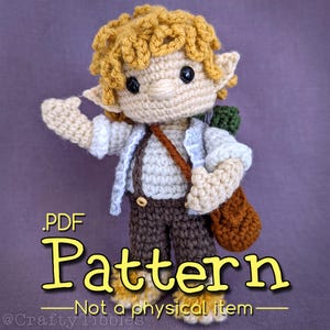 Patrón Amigurumi de ganchillo entusiasta de la papa