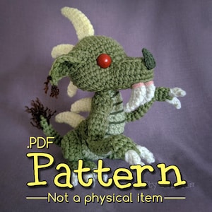 Chupacabra szydełkowy wzór amigurumi