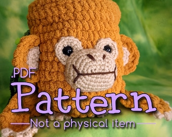 Monkey Chalk Bag Crochet Amigurumi Pattern