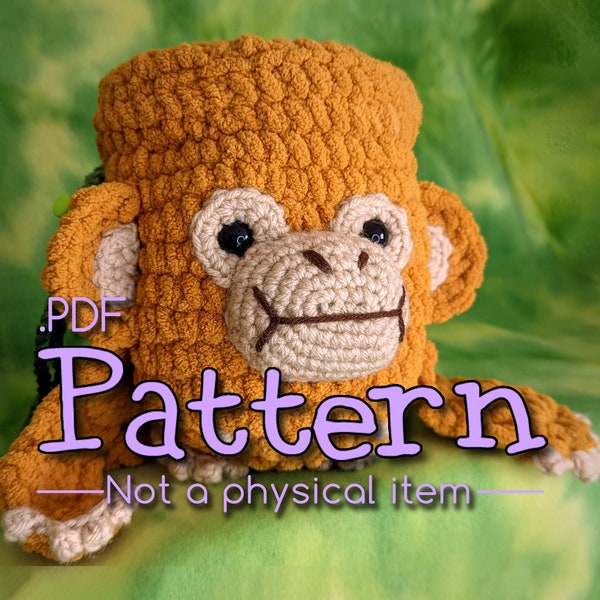 Monkey Chalk Bag Crochet Amigurumi Pattern