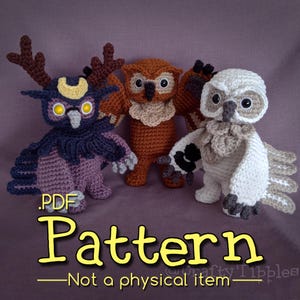 Owlbear Crochet Amigurumi Pattern