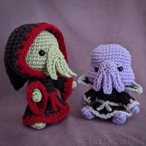 Lil' Mind Flayer Crochet Amigurumi Pattern image 2