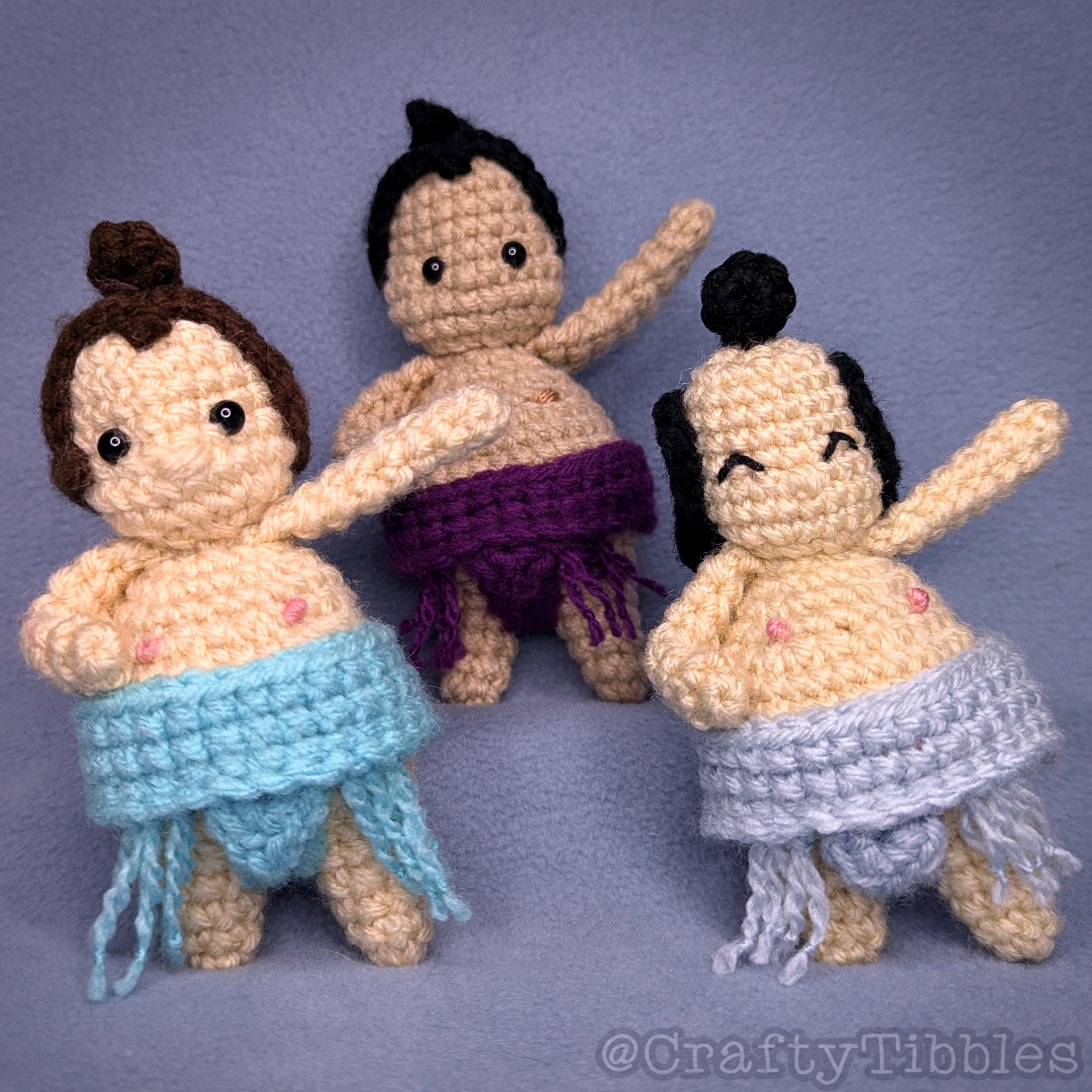 相撲力士のかぎ針編みあみぐるみパターン - Etsy 日本
