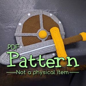 Sword and Shield Crochet Pattern