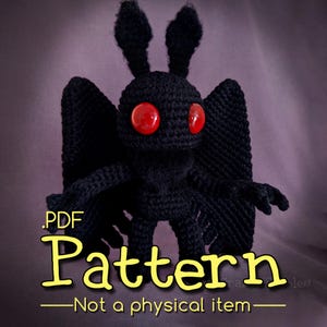 Mothman Crochet Amigurumi Pattern