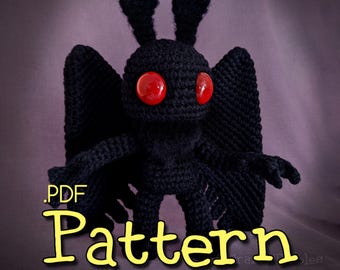 Mothman Crochet Amigurumi Pattern