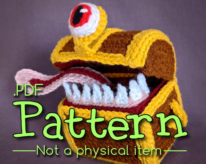 Dice Bag Mimic Crochet Pattern Etsy