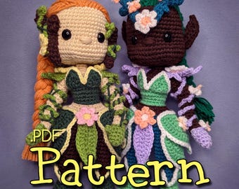 Forest Druid Crochet Amigurumi Pattern