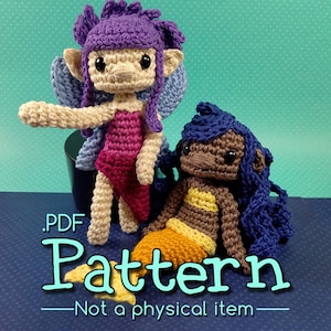 Mermaid and Fairy Crochet Amigurumi Pattern