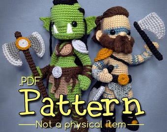 Barbarian Crochet Amigurumi Pattern