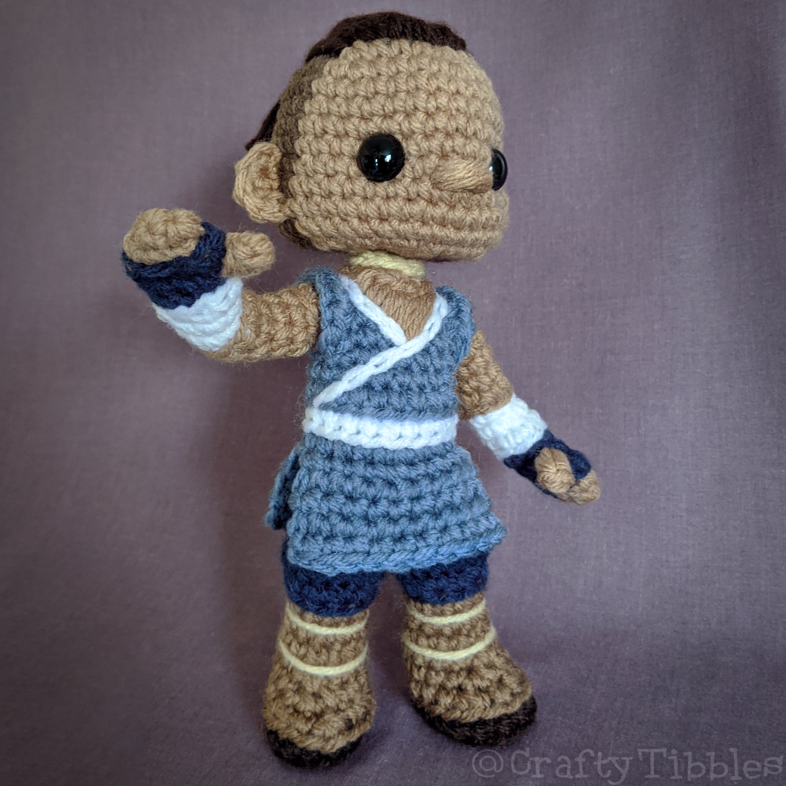 Sokka Avatar the Last Airbender Crochet Amigurumi Pattern Etsy Singapore