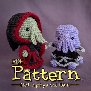 Lil' Squidface Sorcerer Crochet Amigurumi Pattern