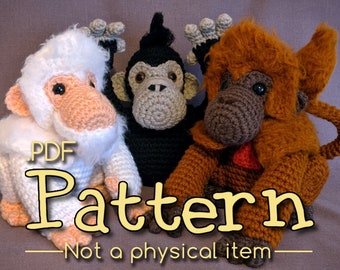 Monkey Troupe Crochet Amigurumi Pattern