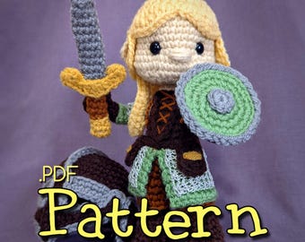 Warrior Woman Definitely Not a Man Crochet Amigurumi Pattern