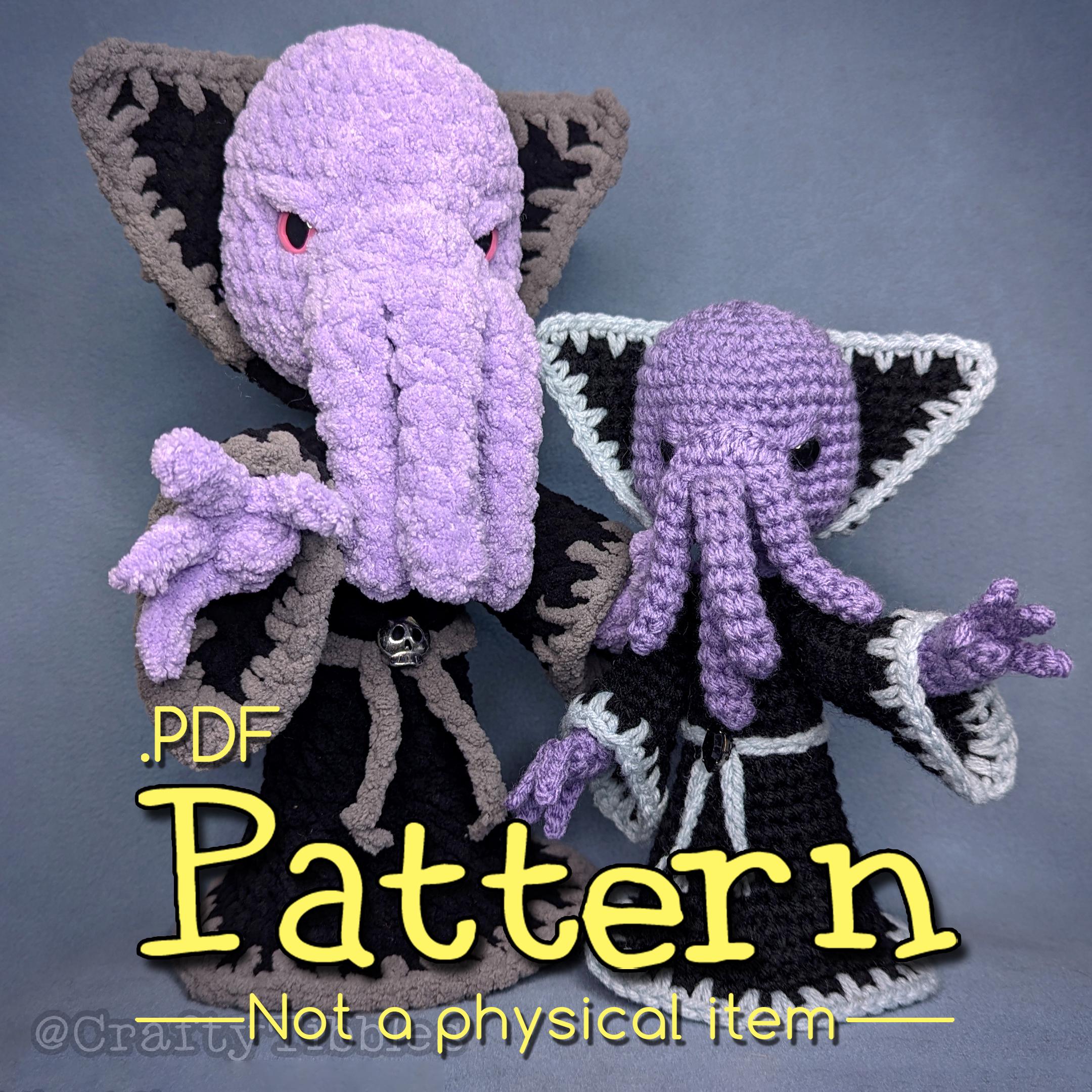 Squidface Sorcerer Crochet Amigurumi Pattern - Etsy