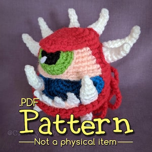Cacodemon Doom Crochet Amigurumi Pattern