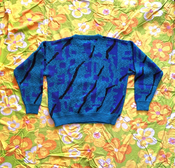 1980s 1990s Vintage Abstract Geometric New Wave M… - image 4