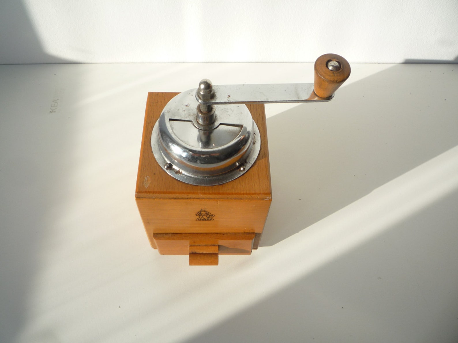 BIG COFFEE GRINDER Wooden Coffee Grinder Wood Coffe Mill Etsy