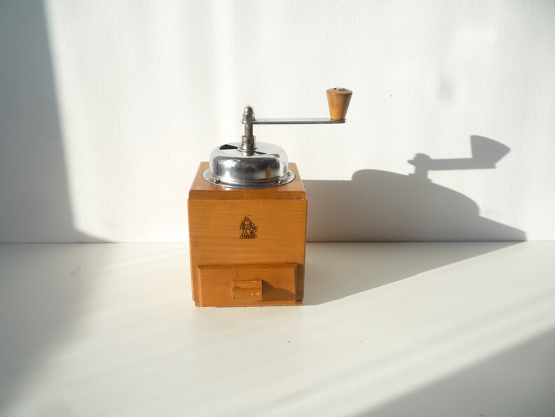BIG COFFEE GRINDER Wooden Coffee Grinder Wood Coffe Mill Etsy