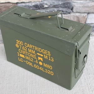 The 30 Ammodor ammo can tactical cigar humidor image 4