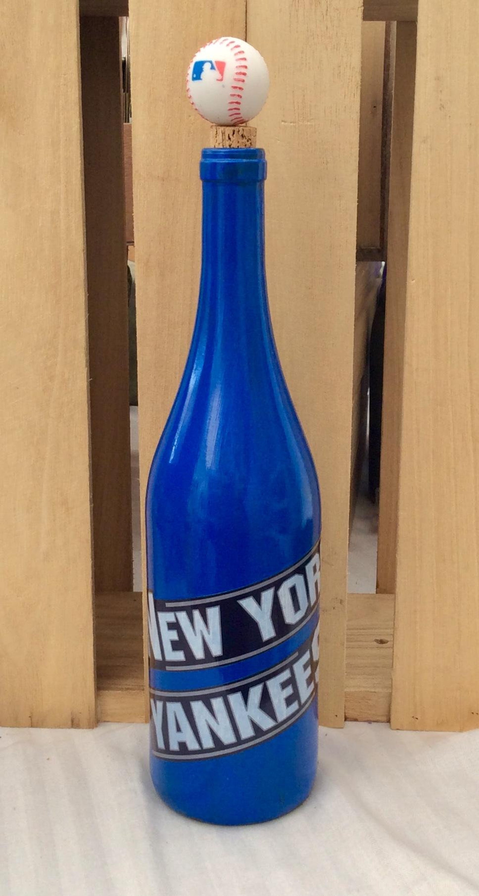 New York Yankees Hand Painted Sports Bottle PSB32 Etsy