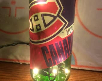 Montreal Canadiens Lighted Wine Bottle 750 ml.