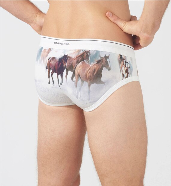 Horse Gifts Mens Underwear Men Underwear Cotton Underwear Etsy
