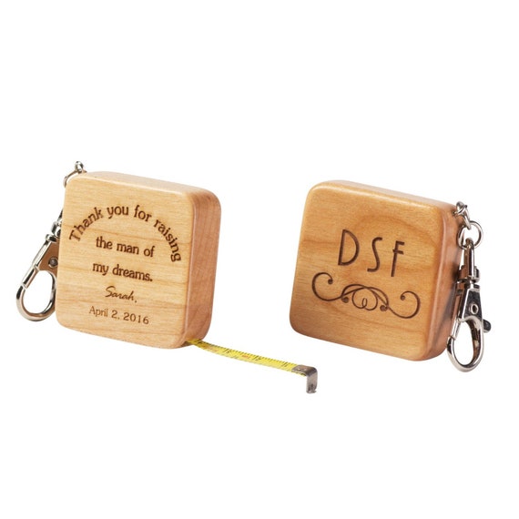 Custom Tape Measure Key Chain Personalized Tape Measure Key Etsy