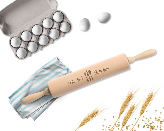 Personalized Engraved Wooden Rolling Pin Wood Rolling Pins