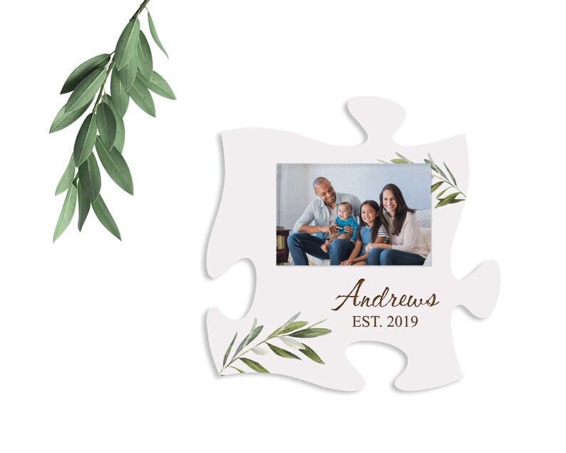 Personalized Botanical Mini Puzzle Frame 3X2