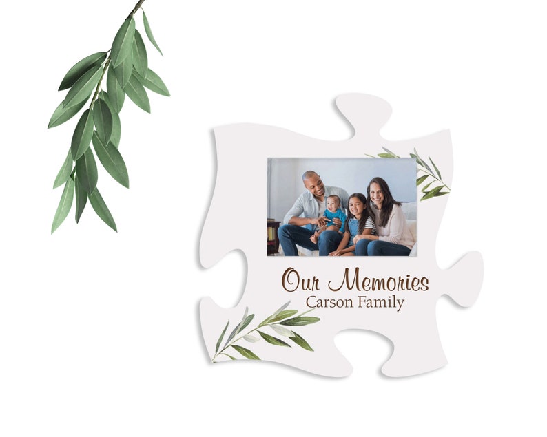 Personalized Botanical Mini Puzzle Frame 3X2