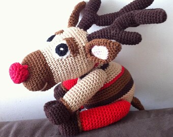 Crochet caribou - reindeer - deer pattern