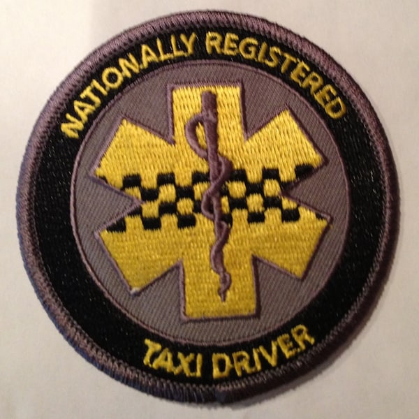 Nationally Registered Taxi Driver EMS/Paramedic patch