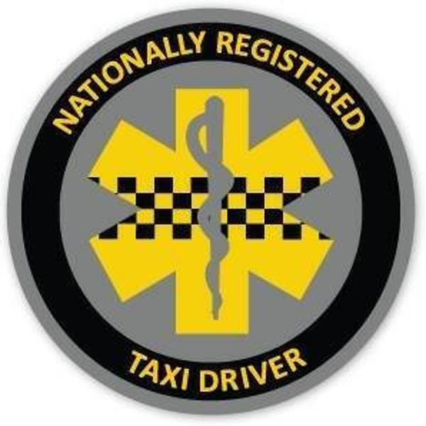 Nationally Registered Taxi Driver Magnet