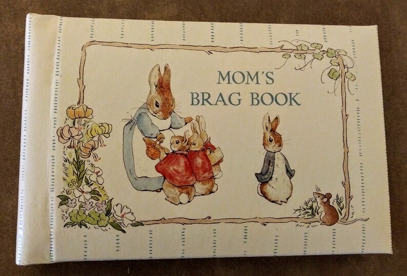 Beatrix Potter Peter Rabbit Mom/'s Brag Book Vintage 1990 and NEW On Sale CR Gibson