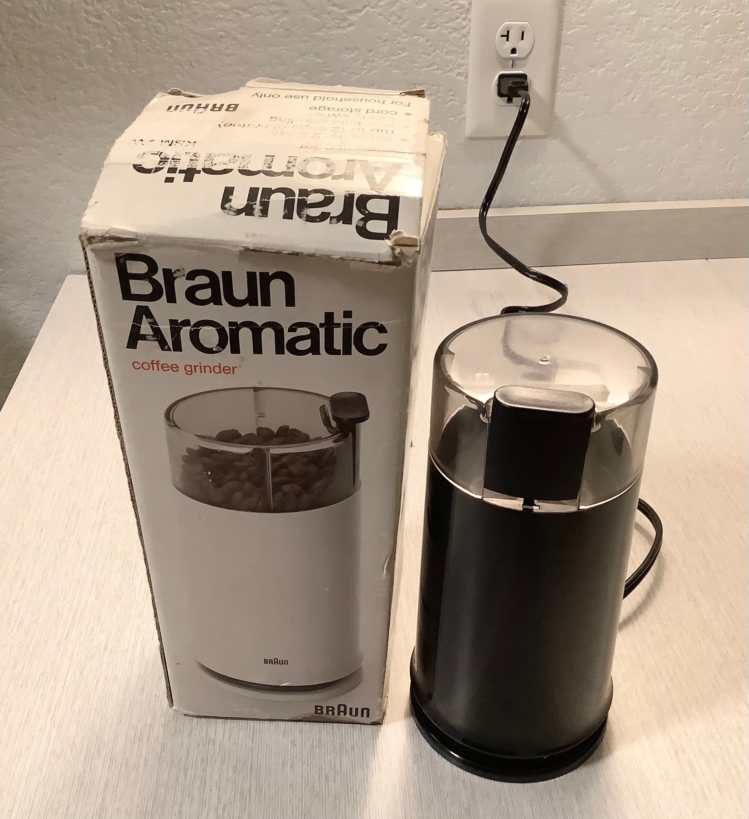Braun Aromatic Coffee Grinder, Black