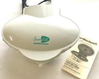 Hamilton Beach The Steam Grill - Fast Grilled Taste - Indoor Grill - Vintage and NEW