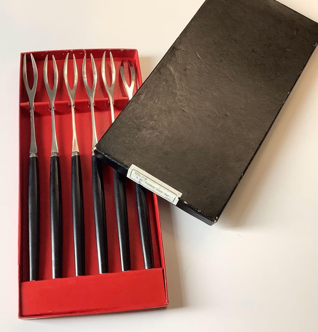 24 Pack Stainless Steel Fondue Forks, 12 Wood Handles And 12 Stainless Steel Handles, Heat - View #4