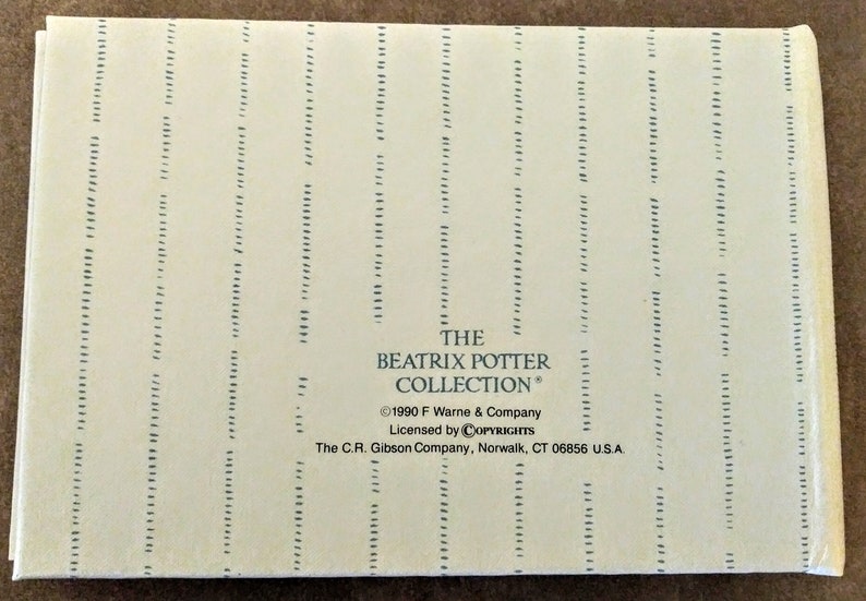 Beatrix Potter Peter Rabbit Mom/'s Brag Book Vintage 1990 and NEW On Sale CR Gibson