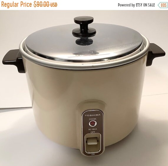 On Sale Vintage Toshiba RC180A Rice Steamer Cooker Excellent Condition 