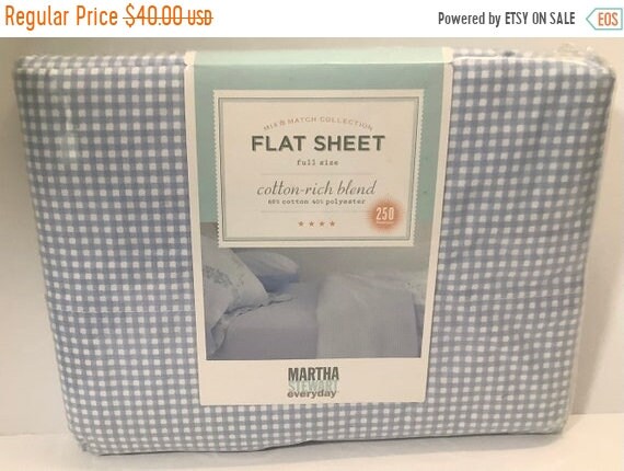 MARTHA STEWART Printed Cotton Flannel Sheet Set - 170 GSM Weight, Cozy & Warm Bedding For Chilly Nights