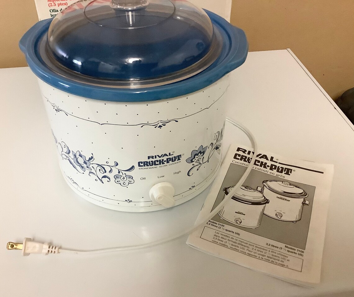 On Sale Rival Crock Pot 2.5 Quart Slow Cooker Model 3120 Etsy