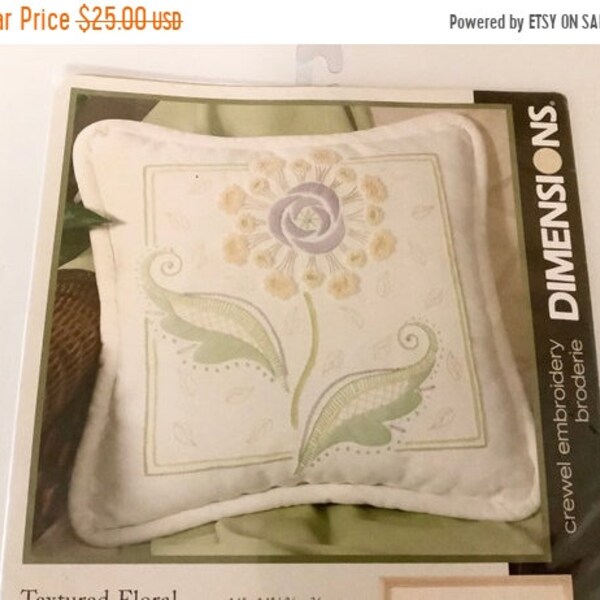 Crewel Pillow - Etsy