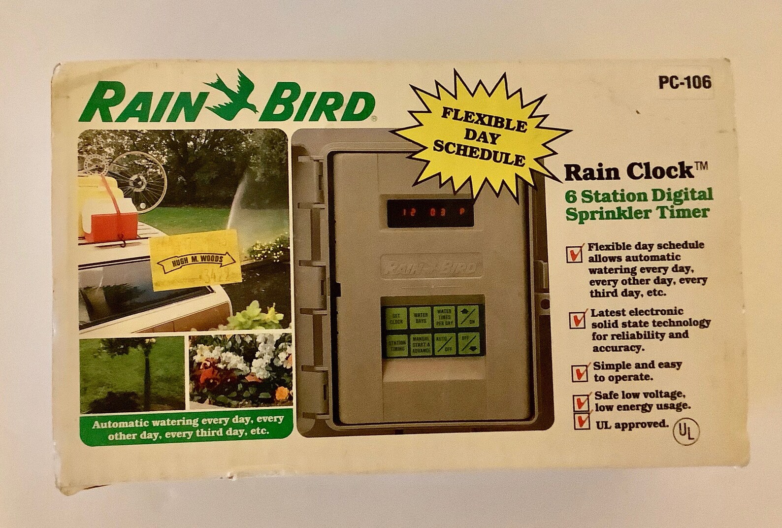 Rain Bird PC106 Indoor Programmable Rain Clock 6 Etsy