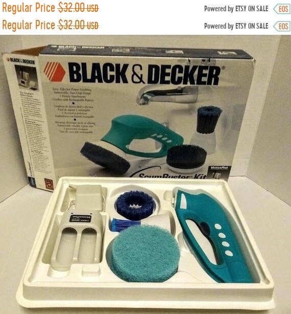 Black & Decker ScumBuster Kit Cordless Tub & Tile Scrubber SB400 VersaPak