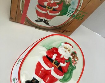 Towle Sigma the Tastesetter Christmas Santa Ceramic Mold - Vintage 1983 & NEW